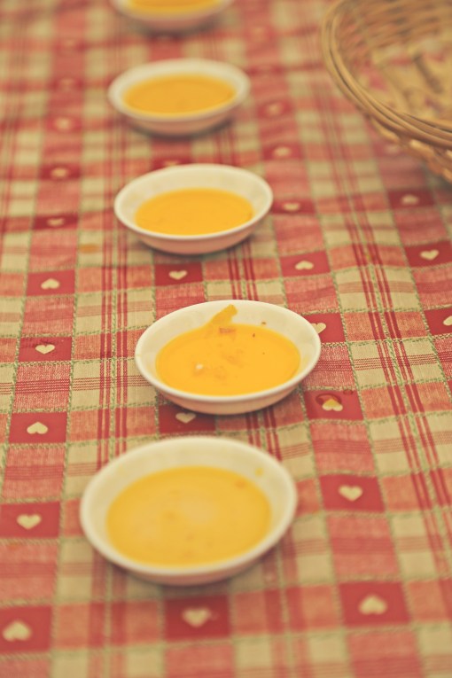 Harnetts Oils dipping saucers