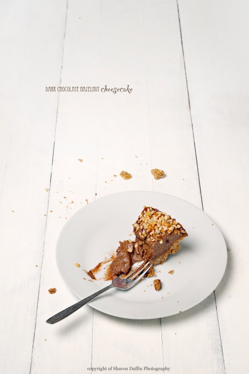 Nutty choc cheesecake slice